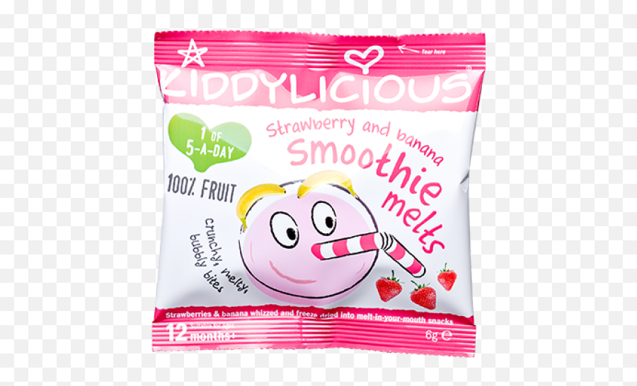 Strawberry U0026 Banana Smoothie Melts - Happy Emoji,Nasty Bananas And Pears Emoticons