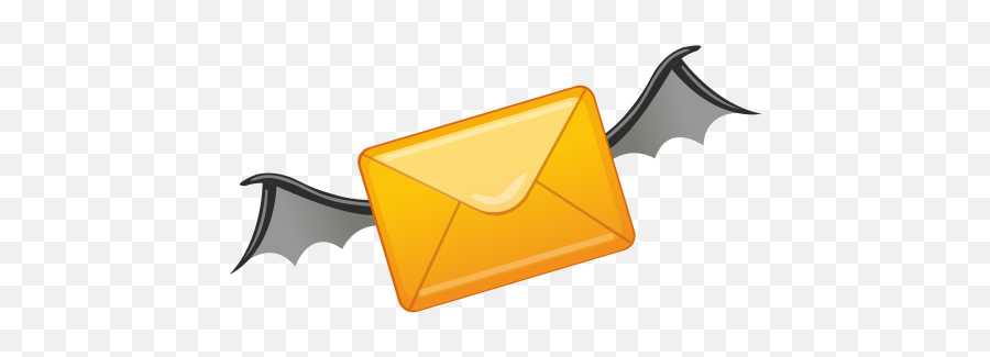 Mail Envelope Bat Free Icon Of Free - Mail Icon Halloween Emoji,Mail Envelope Emoticon For Facebook