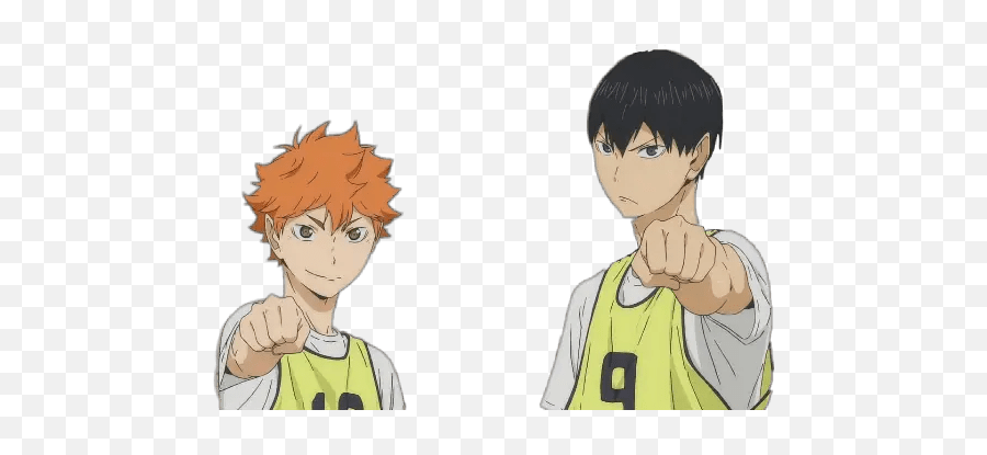 Haikyuu - Hinata Shoyo And Kageyama Tobio Emoji,Hitoka's Emoticon