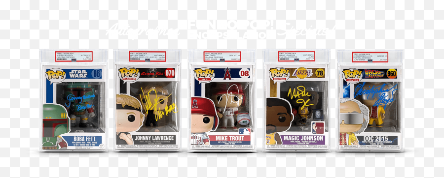 Autographed Funko Pop Encapsulation Specials - Funko Pop Psa Emoji,Funko My Emojis