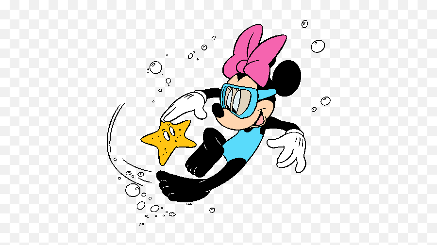 Clipart Panda - Minnie Mouse Swimming Clipart Emoji,Mickey Mouse Emotion Coloring Pages