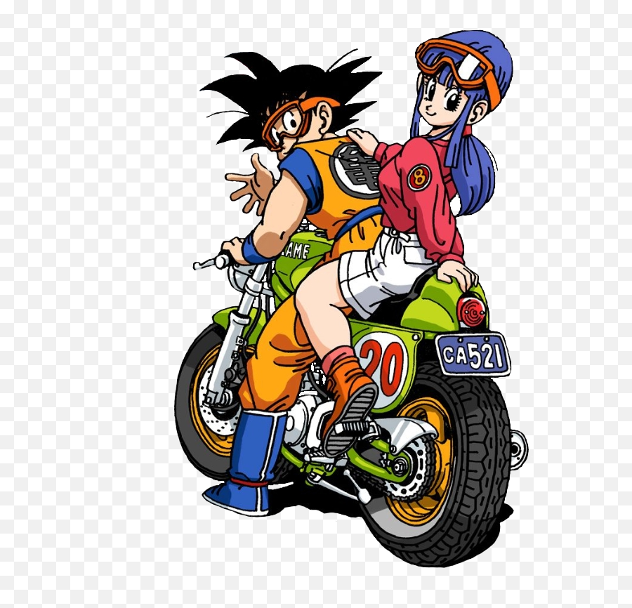 Chi - Motorcycle Goku And Bulma Emoji,[outburst Of Emotions] Vegeta & Bulma