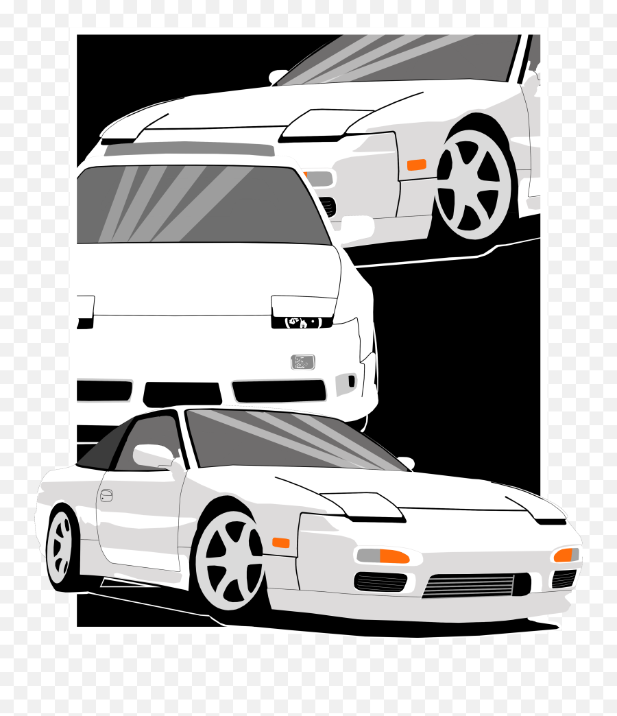 Nissan 240sx - Automotive Paint Emoji,S13 Coupe Work Emotion