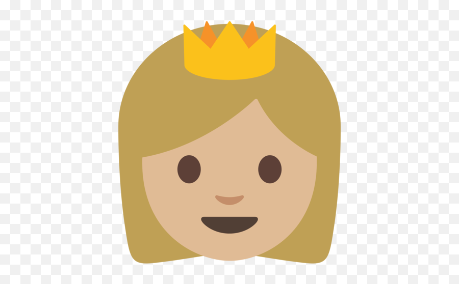 Princess With Medium Light Skin Tone Emoji,Princess And Hearts Emoji