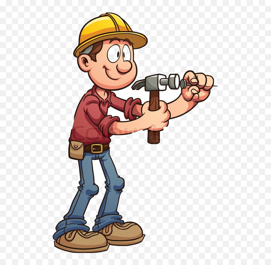 Labour Sticker By Ann - Construction Worker Hammering Clipart Emoji,Plumber Emoji