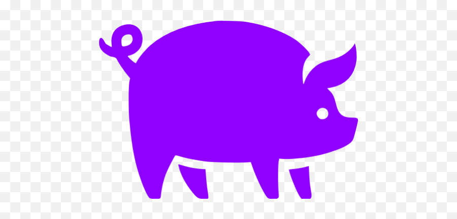 Violet Pig Icon - Free Violet Animal Icons Emoji,Snail Cloud Emoji