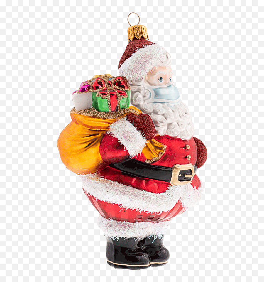 Santa Wearing Medical Face Mask Emoji,Merry Christmas Emoticon Japanese