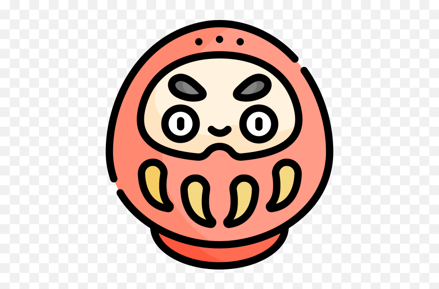 005 Daruma - Png Press Transparent Png Free Download Emoji,Emoji Of Horror