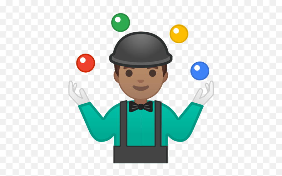 Person With Hat Juggling In Medium Light Skin Tone Emoji,Emoticon Glasses Hat