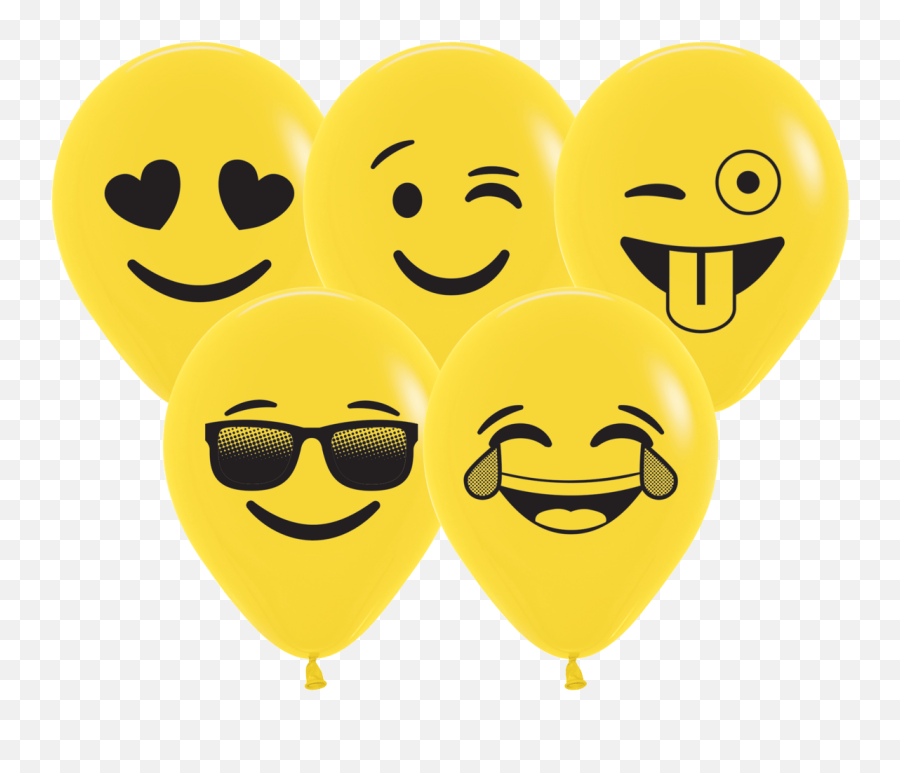 Fashion Yellow Emoji Assortment 5u2033 Single - Sided Printed,Hannakah Emoji