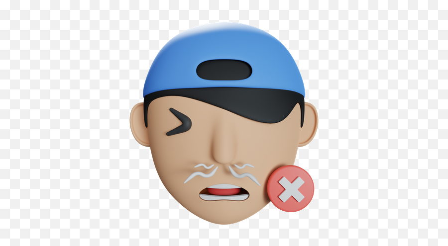 Disgust Emoji Icon - Download In Glyph Style,Disgusr Emoji