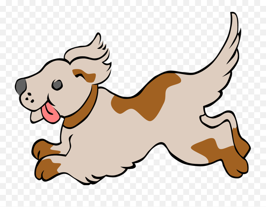 Free Wagging Dog Vectors - Running Dog Clipart Png Emoji,Dog Tail Emotions