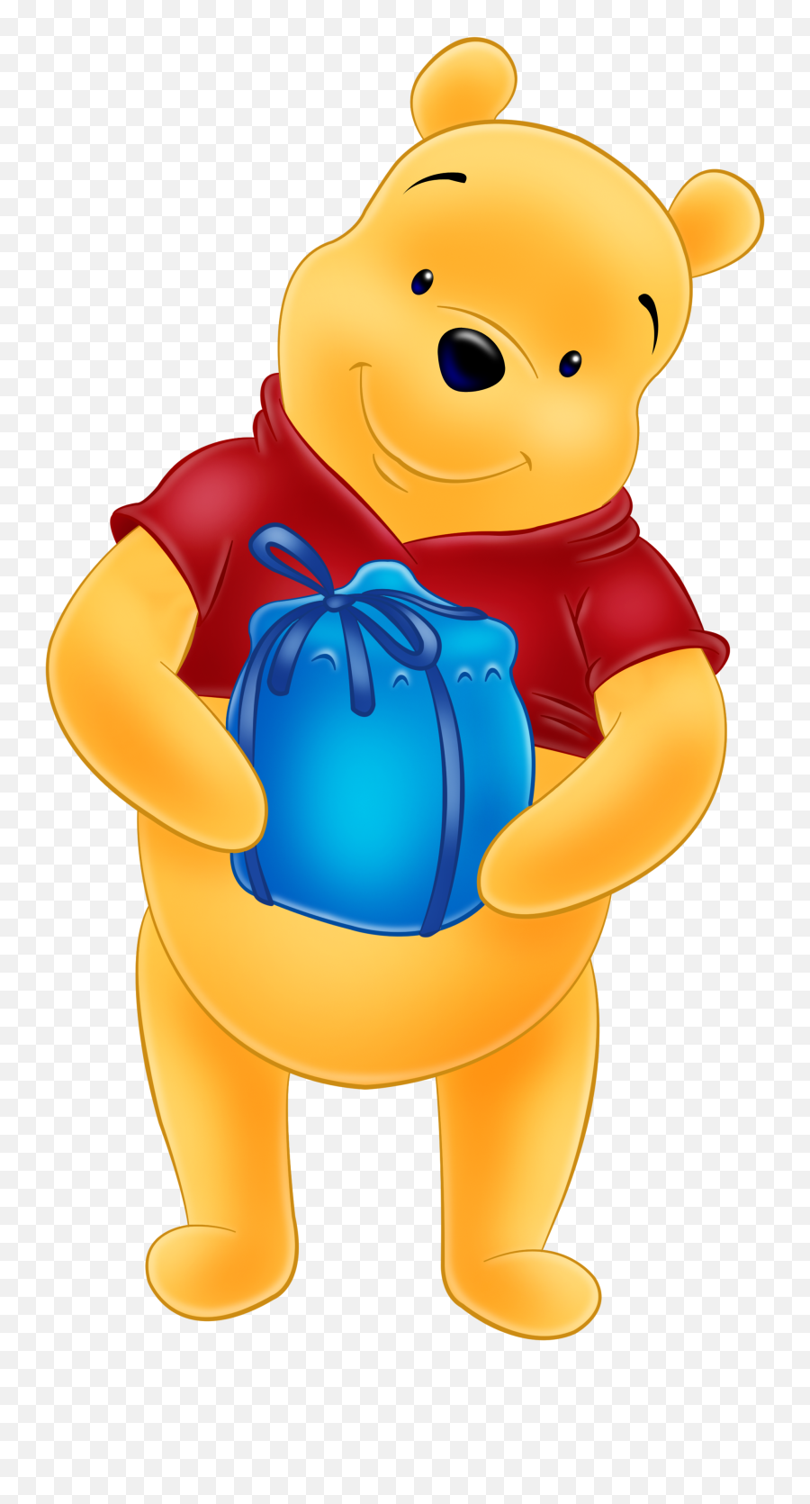 Winnie The Pooh Free Png Clip Art Image - Osito Winnie The Pooh Png Emoji,Eeyore Emoticons