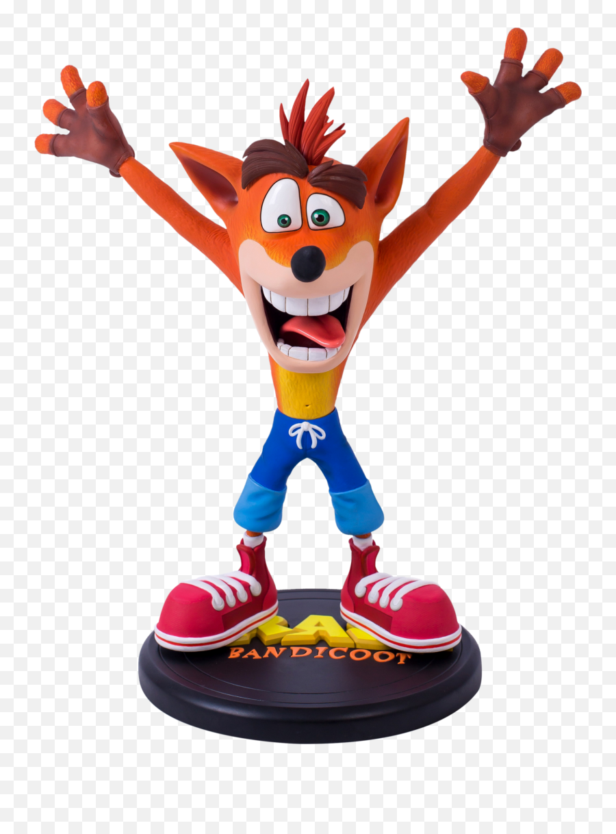 Crash Bandicoot Takes Comic - Crash Bandicoot 9 Pvc Painted Statue Emoji,Crash Bandicoot Emoji