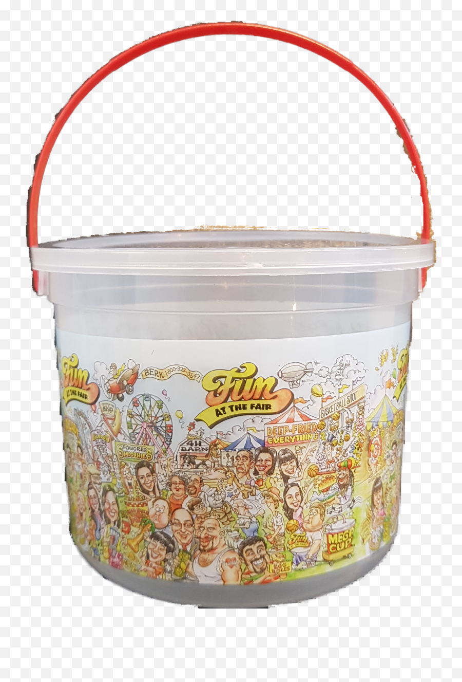 All The Fun Of The Fair Souvenir Cup With Lid And Straw 32oz - Food Storage Containers Emoji,Emoji Popcorn Cups