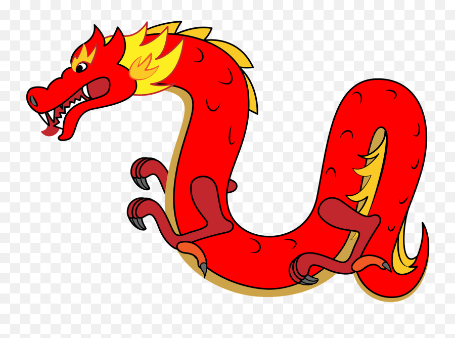 Chinese Dragon Clipart - Chinese Dragon Image Clipart Emoji,Fire Breathing Dragon Emoji