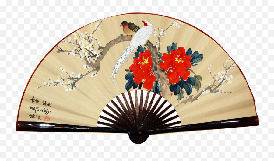 Fan Handfan Chineseart Sticker - Transparent Background Hand Fan Png Emoji,Japanese Fan Emoji