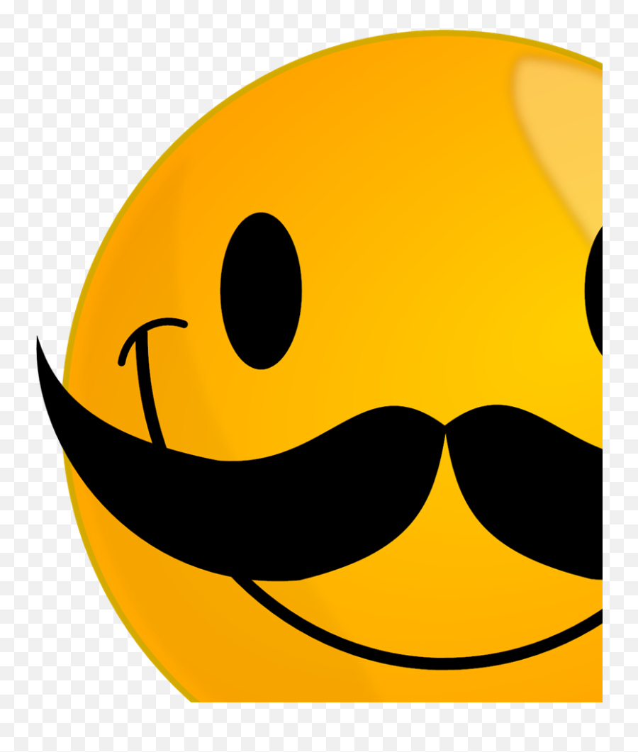 Smile With Mustache Svg Vector Smile With Mustache Clip Art - Oof Emoji,Emoticon Animasi