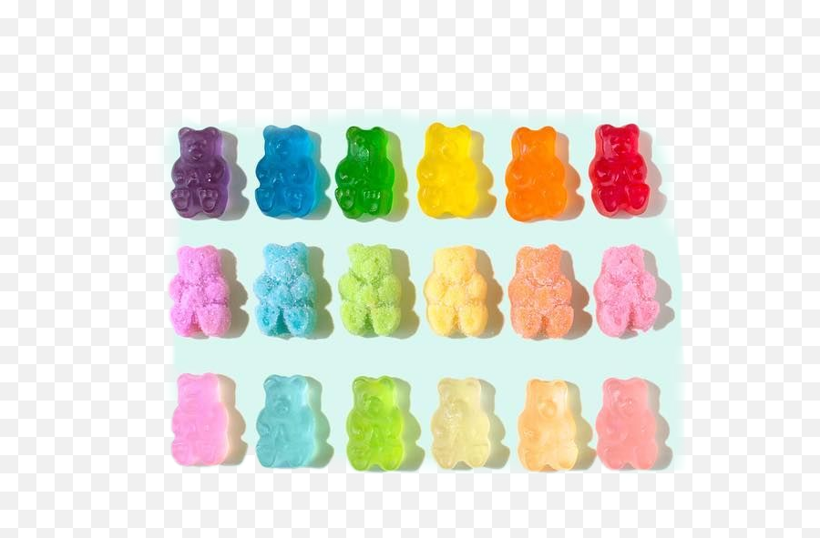 Gummy Candy Sticker - Background Gummy Bear Aesthetic Emoji,Gummy Emoji