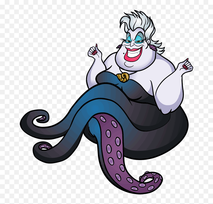 How To Draw Ursula Mermaids - Ursula Png Emoji,Purple Octopus Emoji