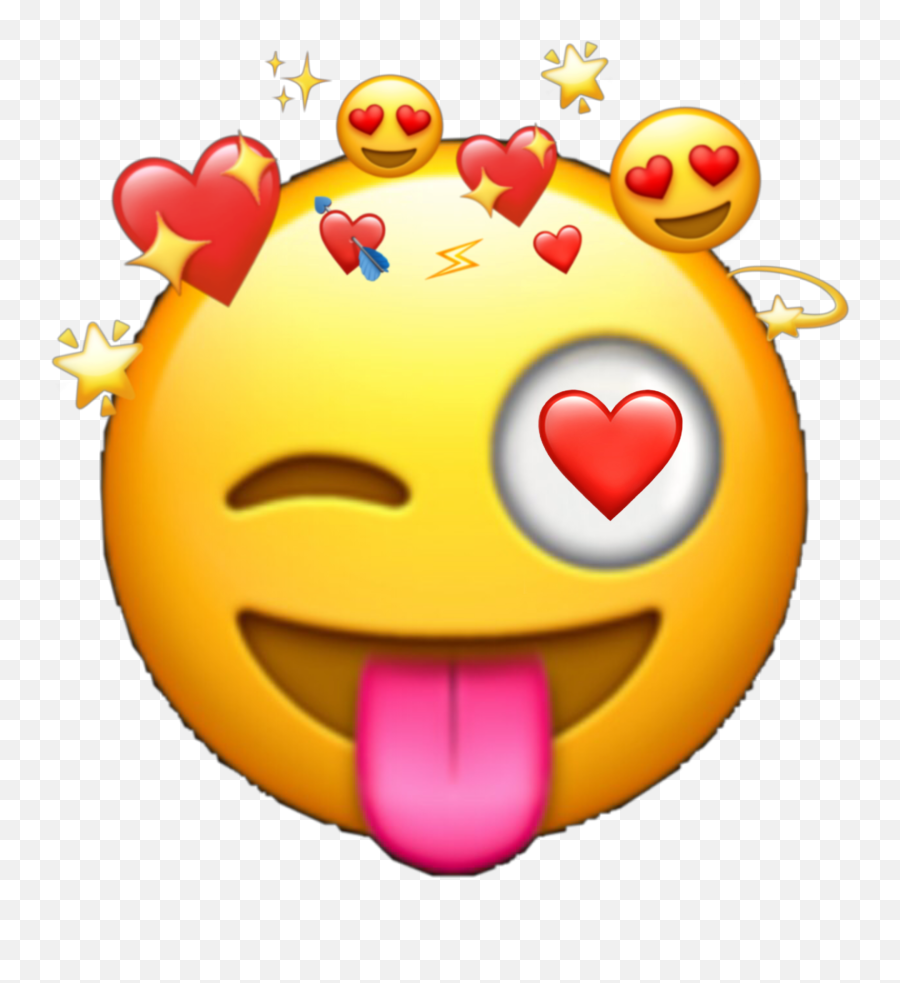 Love Inlove Emoji Cute Amor Sticker By Queen Ninaa - Emojis De Whatsapp Uno Por Uno,Emoji Love Stickers