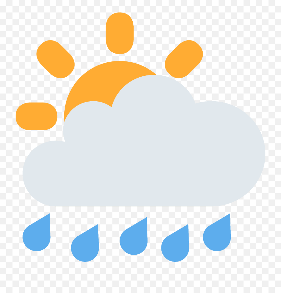 Sun Behind Rain Cloud Emoji Meaning - Memes De Boca Con Santos,Rain Emoji