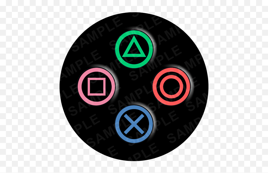 Playstation Buttons - Playstation Button Icon Emoji,Edible Emoji Cake Toppers