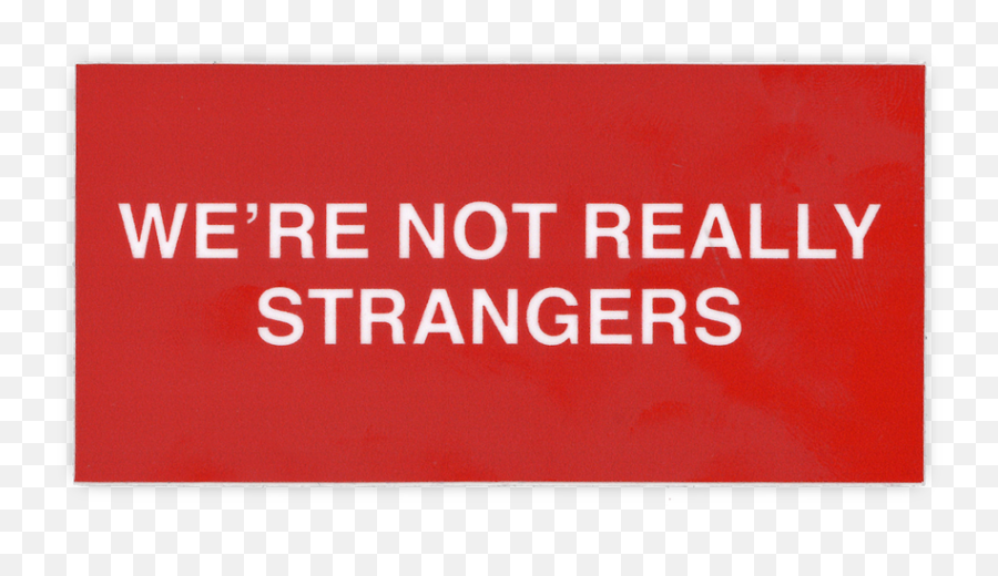 Wnrs Logo Sticker - We Are Not Really Strangers Background Emoji,How To Put Emotion Stickers On A Tweet