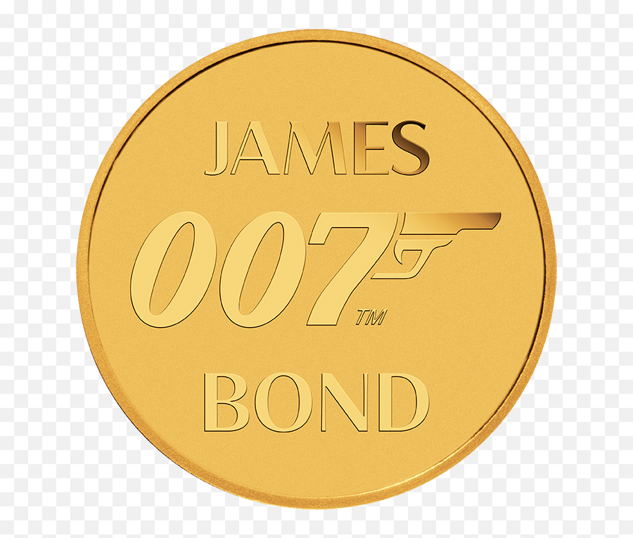 2020 James Bond 007 0 - Solid Emoji,Gold Coin Emoji