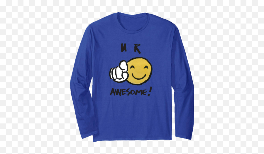 U R Awesome Put A Smile On Someoneu0027s Face Ur - Awesomecom Emoji,You're Awesome Emoticon