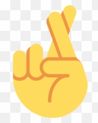 Fingers Crossed Emoji Meaning With - Two Finger Emoji Meaning,Fingers Crossed Emoji