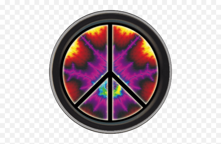 Round Stash Tins - Peace Explosion Sticker Emoji,Rasta Flag Emoticon Symbol