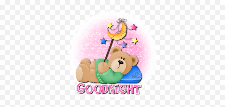 891 Good Night Gifs - Teddy Bear Goodnight Animated Emoji,Good Nite Emoticons