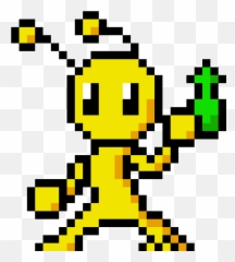 Day 3 Alien Hominid He Boppinu0027 By Another7887 On Newgrounds - Dot Emoji,Emoticons 40x40