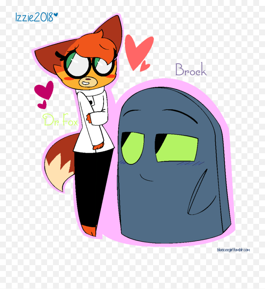 Dr Fox Likes Brock By Blueiceegirlart - Unikitty And Dr Fox Unikitty Dr Fox Arts Emoji,Facebook Unikitty Emoticon