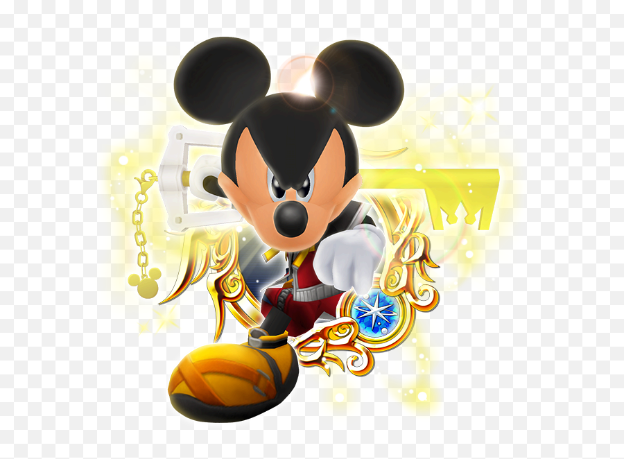 Hd King Mickey Ex - Khux Wiki Kingdom Hearts Riku Illustration Emoji,Dash Emoji Blitz Leveo 2