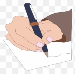 Writing On Paper Png U0026 Free Writing On Paperpng Transparent - Person Writing Clip Art Emoji,Writing Hand Emoji