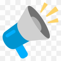 Megaphone Clipart Emoji Megaphone - Loudspeaker Png,Cheer Emoji