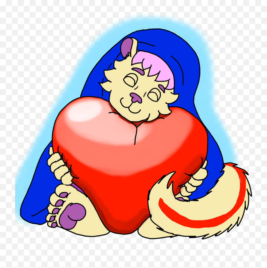 Afterthought Twitch Emote Cozylove By Decusq - Fur Fictional Character Emoji,Dss Twitch Emoticons