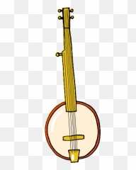 Free Hand Drawn Music Instrument Banjo 1199526 Png With - Clip Art Emoji,Free Emoticon Clip Art Rock Band