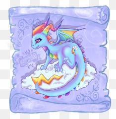 Rainbow Dash Dragon Version By Minene - Chan Fur Dessin De Dragon De Glace Emoji,My Little Pony Rainbow Dash Emoticons