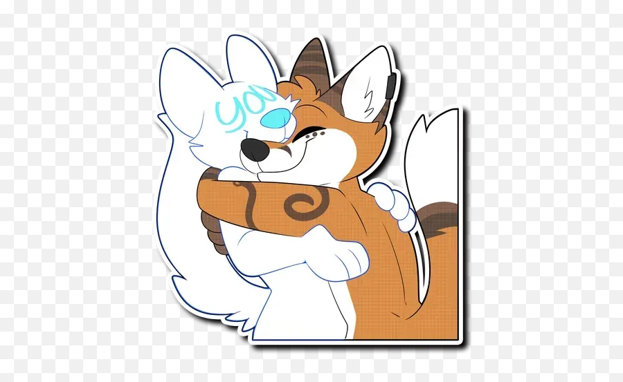 Furry Yanick Sticker Pack - Stickers Cloud Emoji,Furry Emoticons Or Emoji Cuddli