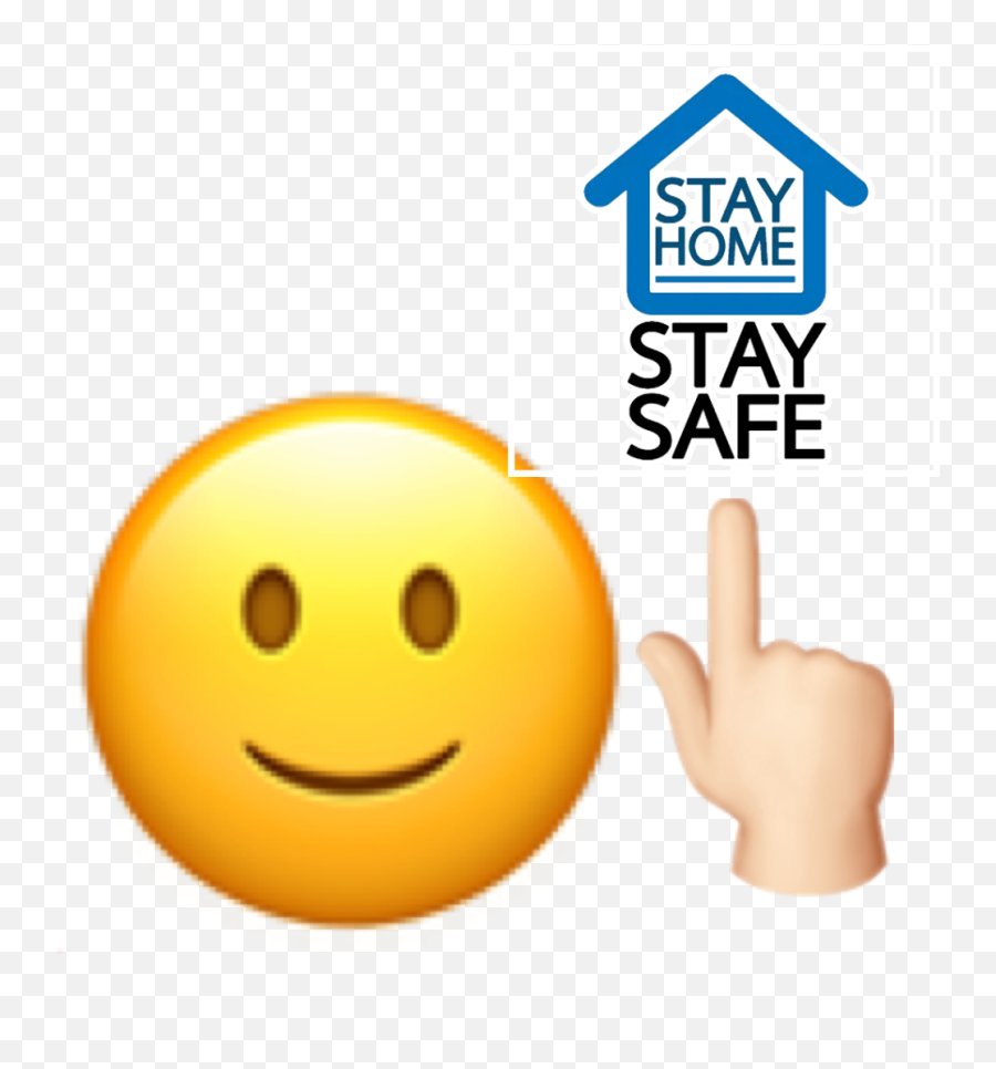 Emoji Stayhome Smile Sticker By,Be Safe Smiley Emoticon