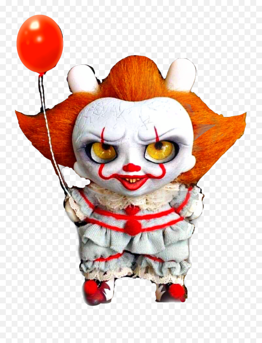 It Clown Clowndoll Sticker By Carazmatic - Fictional Character Emoji,Killer Clown Emoji
