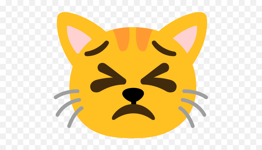 Emoji Mashup Bot On Twitter Sad - Cat Persevering,Crying Cat Face Emoji