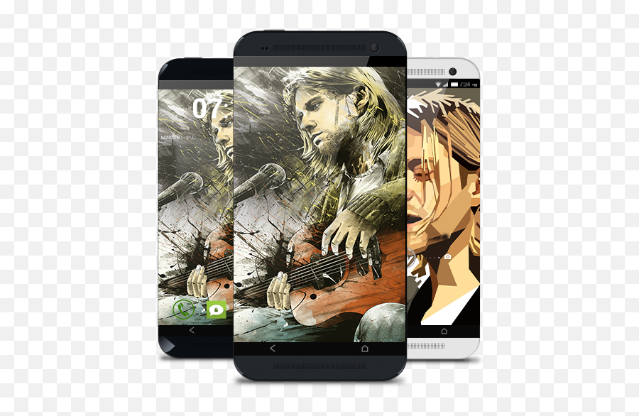 About Kurt Cobain Wallpaper Google Play Version Kurt - Kurt Cobain Keren Animasi Emoji,Elvis Presley Emoji