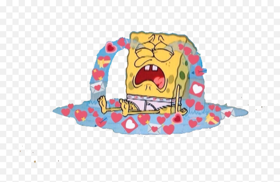 Download Crying Hearts Emoji Meme Png U0026 Gif Base - Broken Heart Cry Spongebob,Crying Emoji Meme