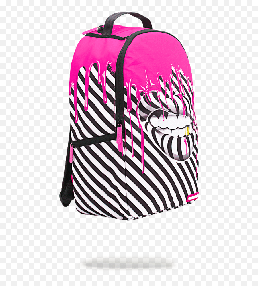 Sprayground Illusion Lips Backpack - Sprayground Backpacks For Girls Emoji,Emoji Backpack For Boys