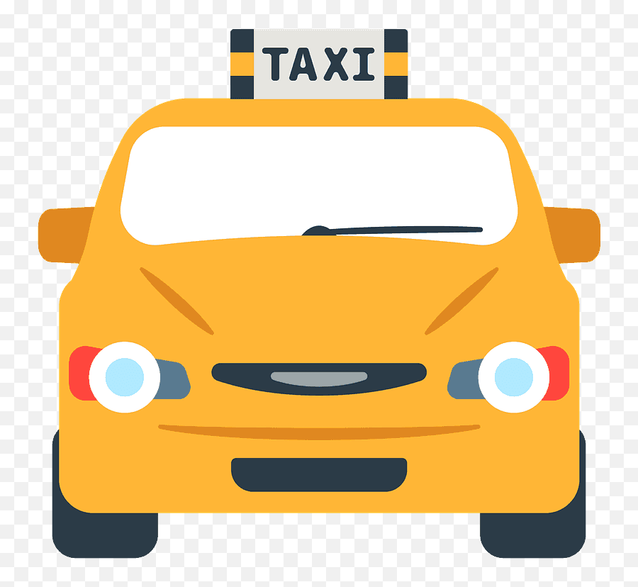 Oncoming Taxi Emoji - Emoji,Car Mask Emoji