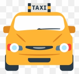 Oncoming Taxi Emoji - Emoji,Car Mask Emoji